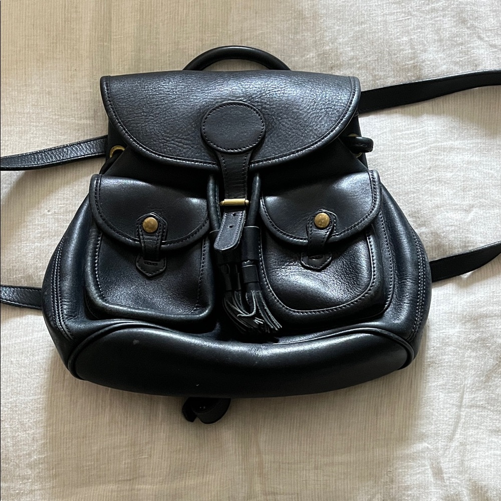 Vintage Dooney & Bourke Leather Backpack